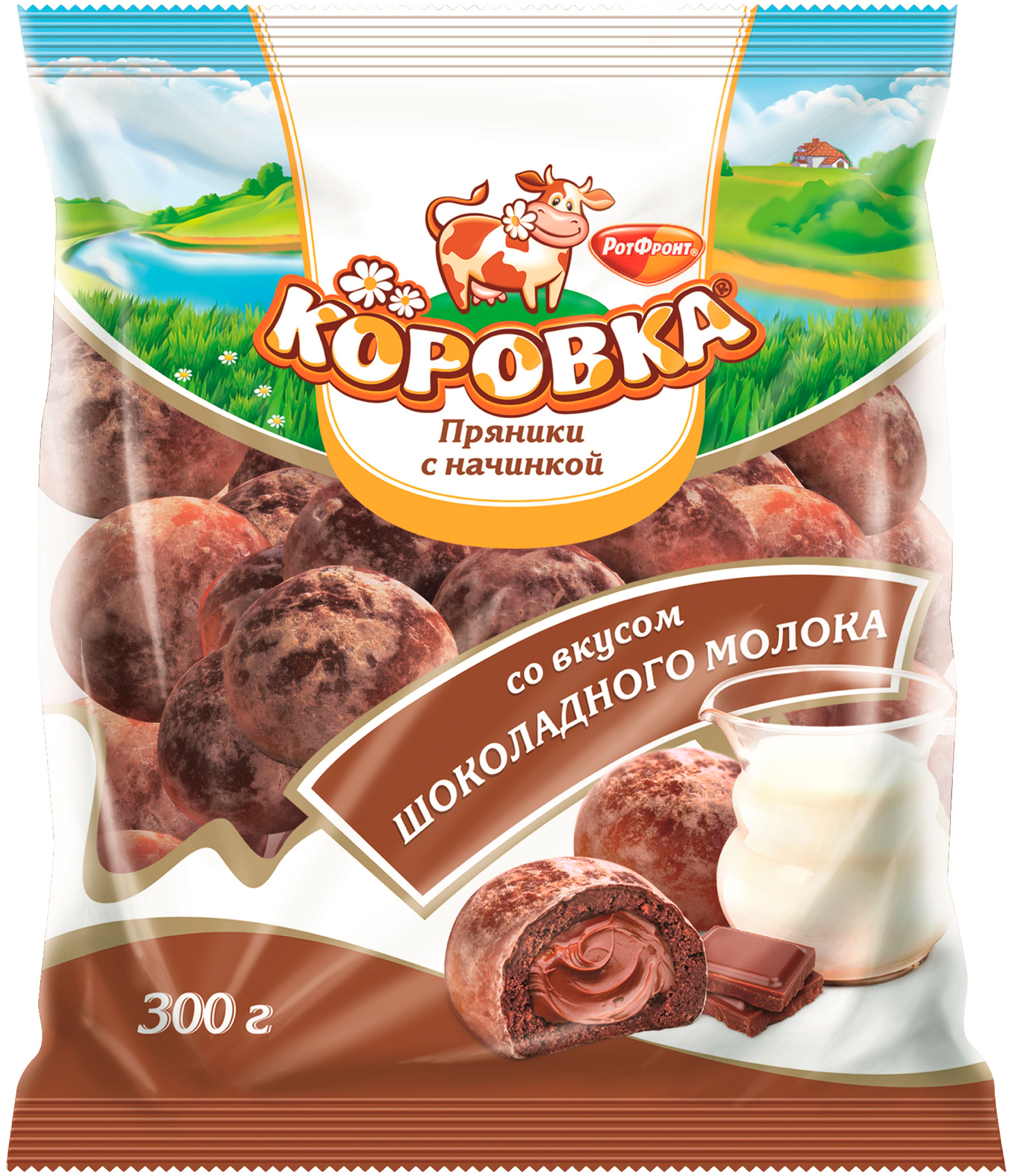 

Пряники Коровка шоколадное молоко
