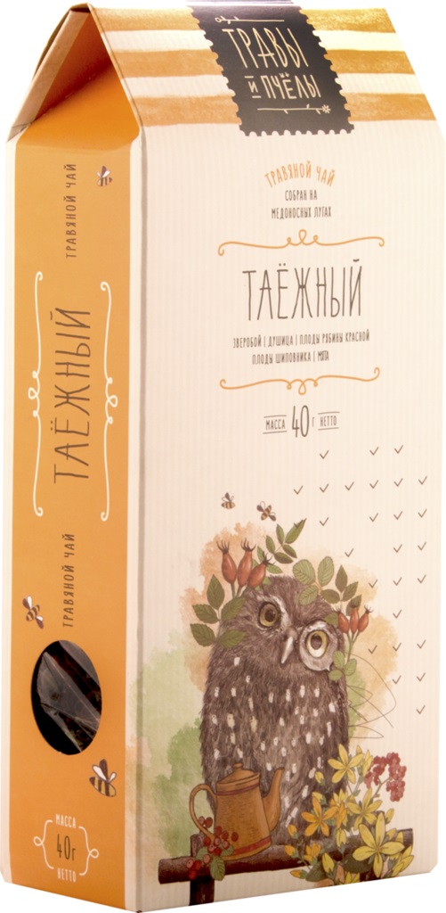 

Чай травяной Травы и пчелы Таежный, 40 г