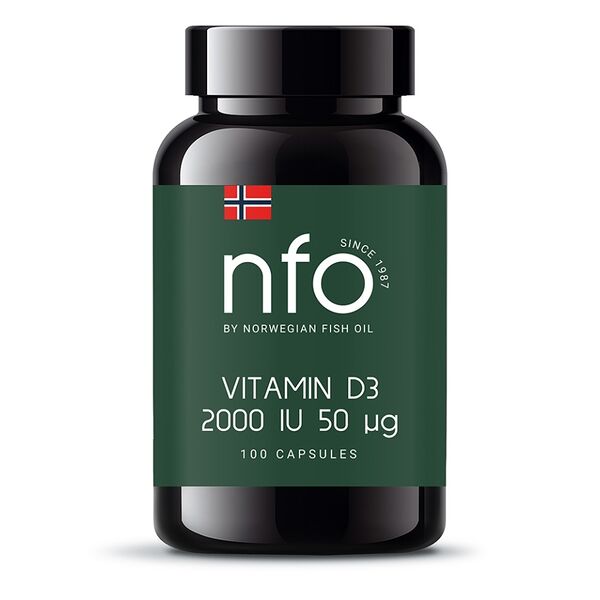 Nfo Витамин D3 капсулы 2000 МЕ 100 шт