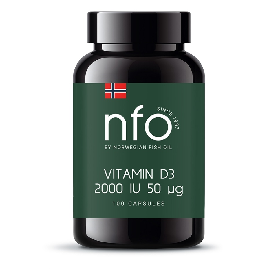 

NFO Vitamin D3 капсулы 2000 МЕ 100 шт