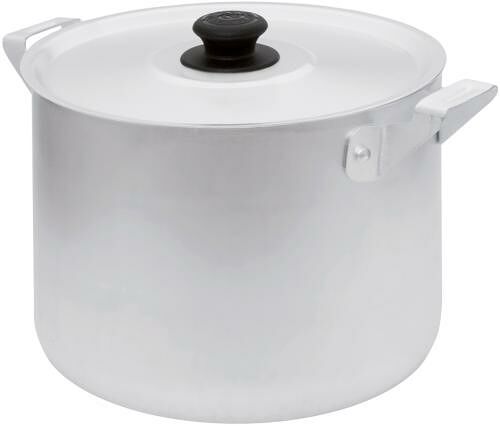 Кастрюля с металлической крышкой 365 дней 22 см алюминиевая 6л арт. МТ-075Л