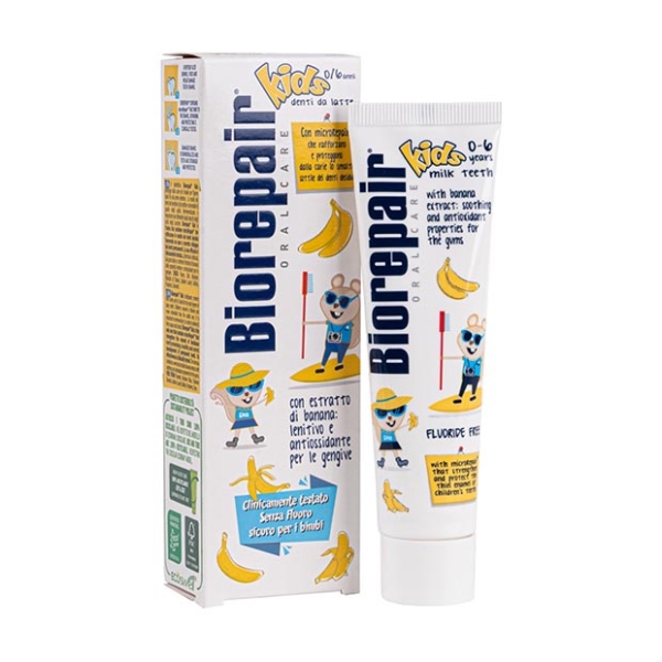 

Зубная паста Biorepair Kids детская банан 0-6 лет 50 мл