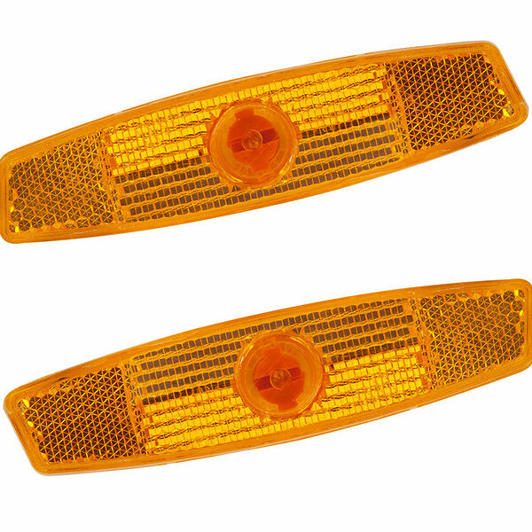 Катафот на колесо STG J92 (желтый, набор 2 шт)