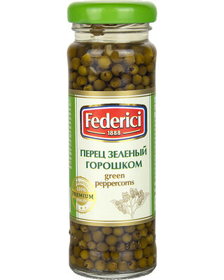 Перец Federici зеленый горошком 110 г
