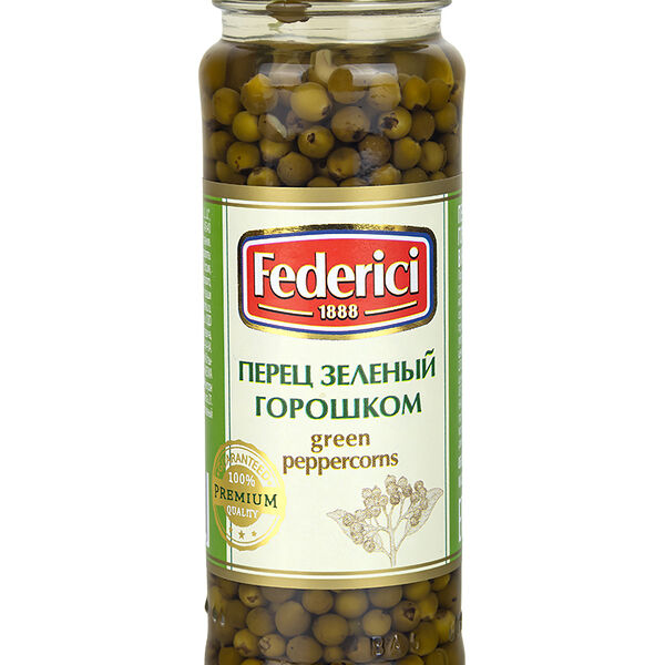 Перец Federici зеленый горошком, 110г