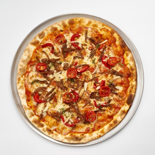 Пицца с мраморной говядиной