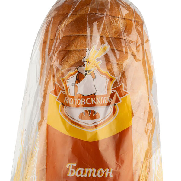 Батон Котовскхлеб Молочный нарезной нарезанный
