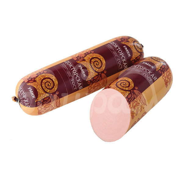 Колбаса Докторская вес  Вареная охл ГОСТ УМКК (1100 г)