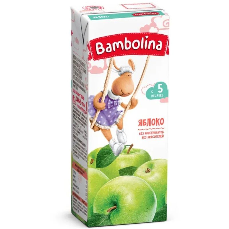 

Сок Bambolina Яблоко, с 4 месяцев 200 мл