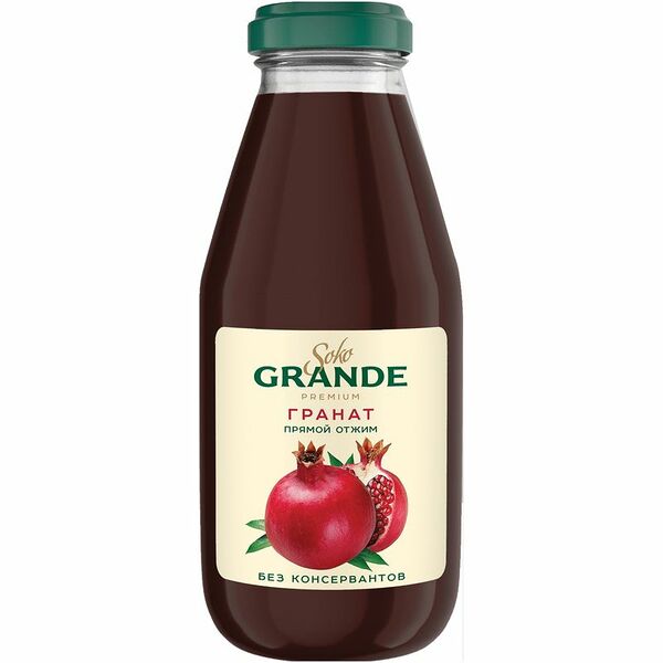 Сок Soko Grande Гранатовый прямого отжима 0.3л