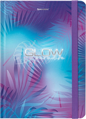 Блокнот BRAUBERG А5 96 листов, в клетку, с резинкой, в ассортименте