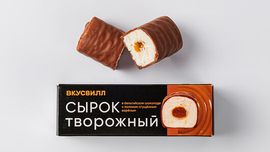 Сырок творожный с вареным сгущенным молоком в бельгийском мол. шок. 26%