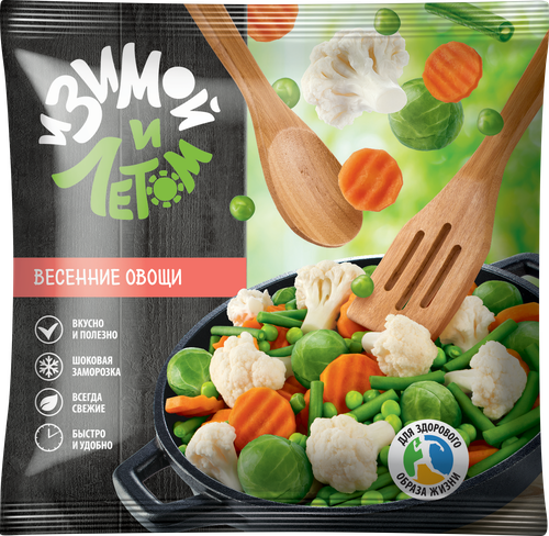 

Смесь овощная замороженная И зимой И Летом Весенние овощи 400 г