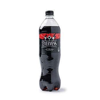 Evervess Cola/Эвервесс Кола газированный напиток 1л, бутылка