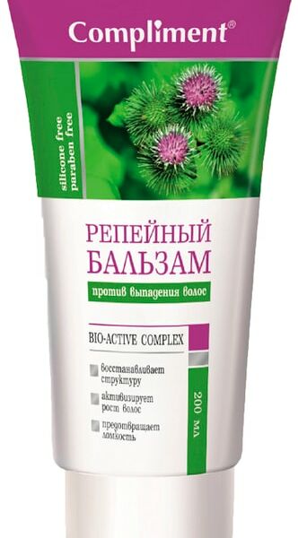Бальзам для волос Compliment Репейный против выпадения волос 200мл