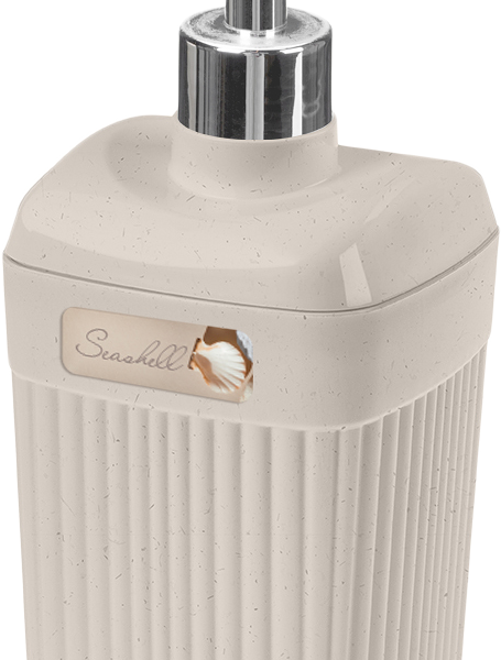 Диспенсер для жидкого мыла Бытпласт Velvet 0.65 л 9x9x17 см