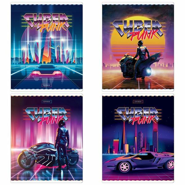 Тетрадь 48л А5 кл Стиль Cyberpunk Т48к_42906