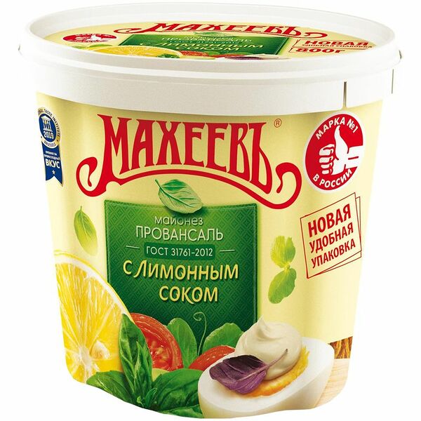 Майонез МАХЕЕВЪ Провансаль с лимонным соком 50,5%