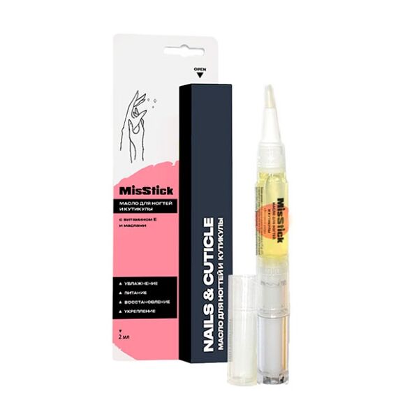 Масло-карандаш д/кутикулы MisStick с персиком 2мл