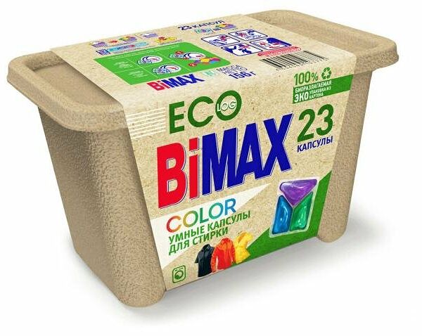 Капсулы для стирки Bimax Color, 23 шт