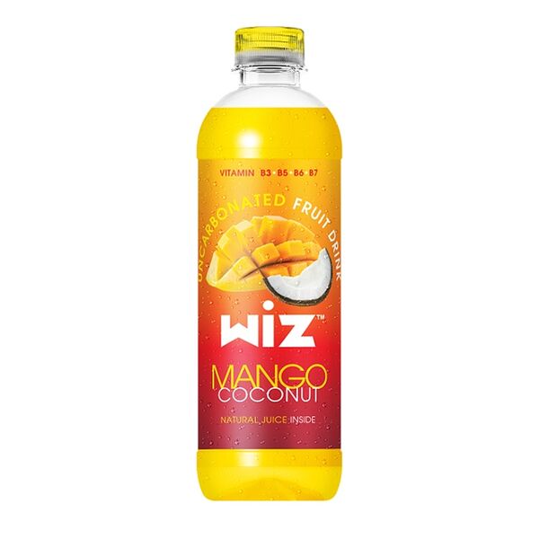Напиток негазированный Wiz Mango Coconut с соком 0.5л, Россия