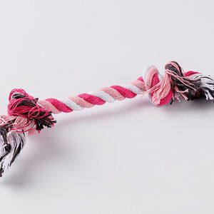 Игрушка для собак канатная "Веревка", 2 узла, 20 см