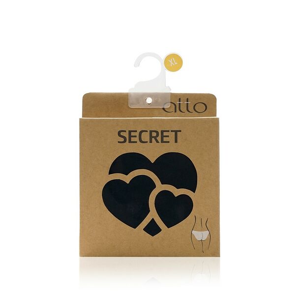 Женские трусы-слипы Atto Secret, черные, XL