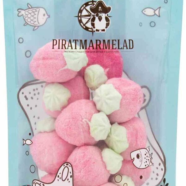 Маршмеллоу Piratmarmelad Малина с начинкой желе