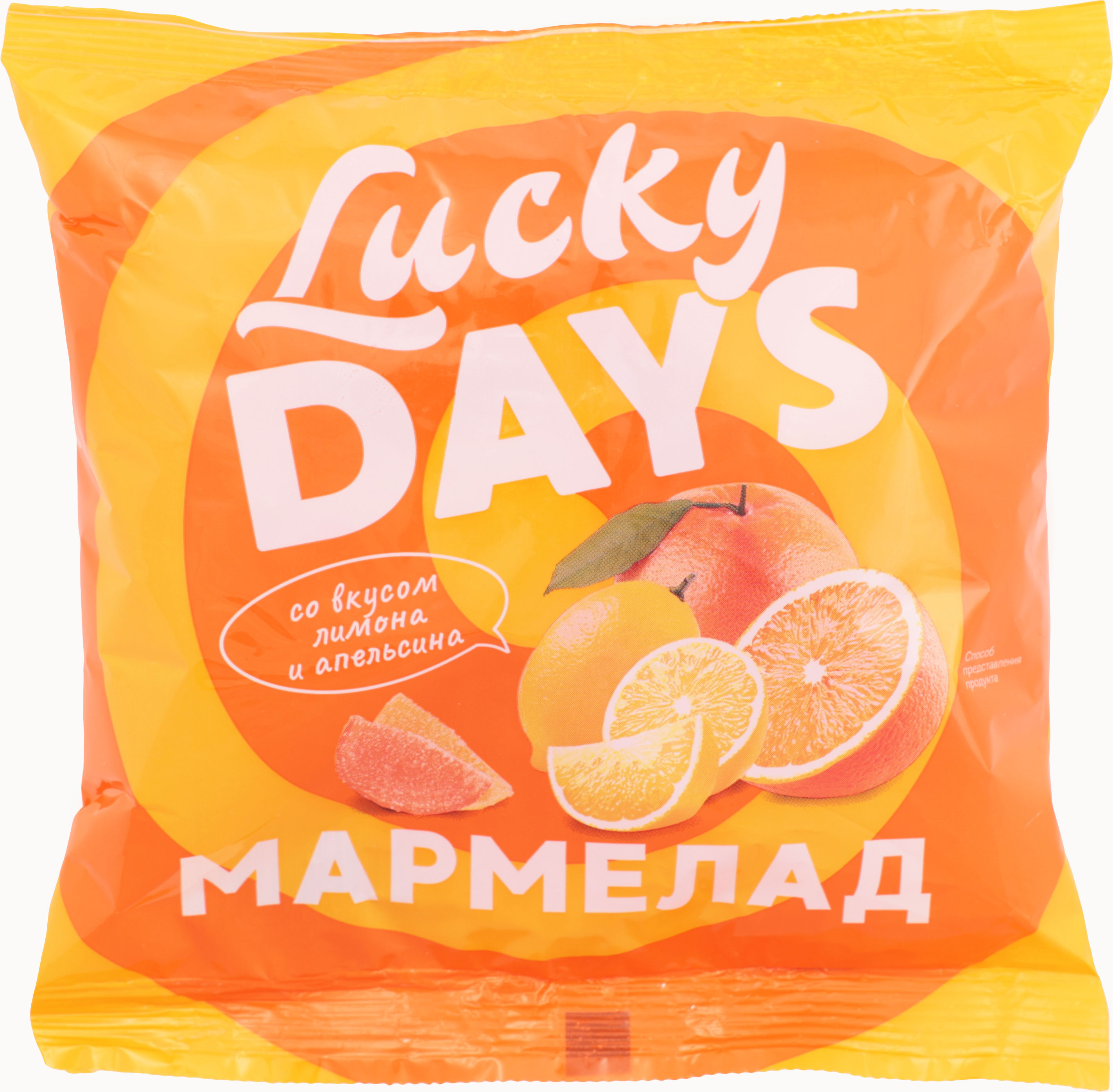 

Мармелад Lucky Days мини-дольки ассорти