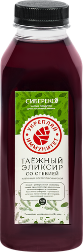 

Эликсир Сибереко таежный со стевией 500 мл