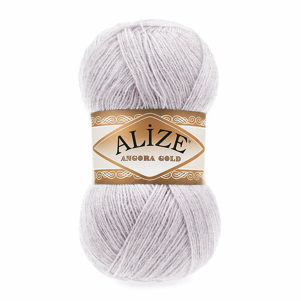 Пряжа ALIZE 'Angora Gold' 100гр. 550м (80%акр, 20%шерсть) ТУ(71 талая вода)