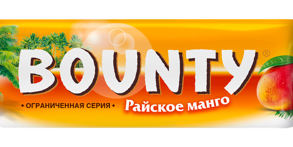Шоколадные конфеты BOUNTY Райское Манго вес до 1.0 кг