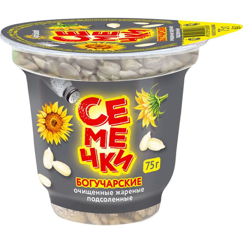 

Семечки Богучарские очищенные жареные солёные 75 г