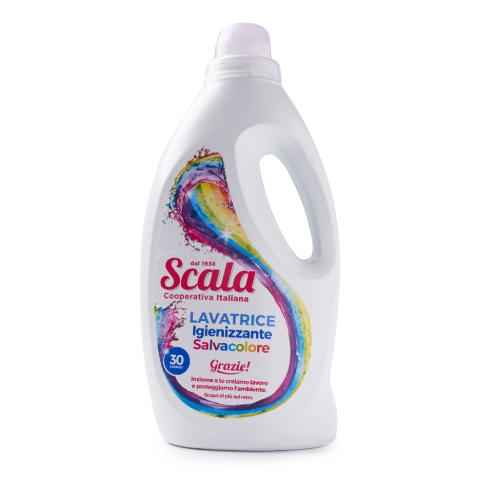 

Гель для стирки Scala Lavatrice Salvacolore с эффектом сохранения цвета Deco Industrie Soc. Coop. P.a 1.5 л Италия