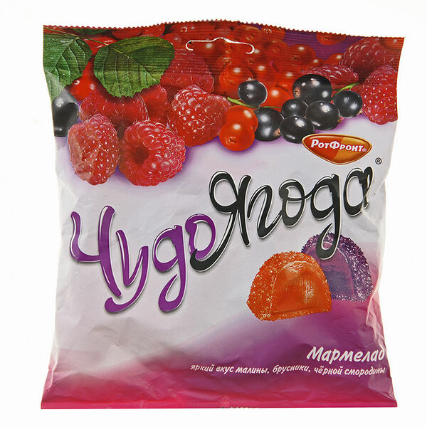 Мармелад Рот Фронт Чудо-Ягода малина-брусника-черная смородина