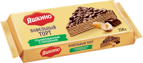 

Торт вафельный Яшкино ореховый 250 г