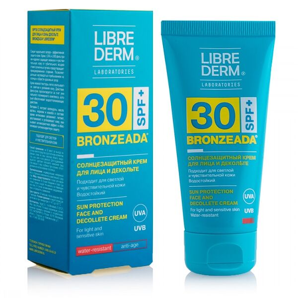 Либридерм Бронзиада крем солнцезащитный с омега 3-6-9,термальной водой SPF30