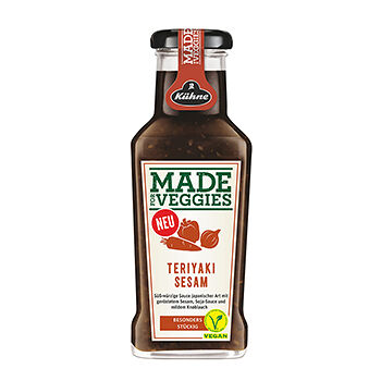 Соус Kuhne Made for Veggie Терияки с кунжутом 235 мл, Германия