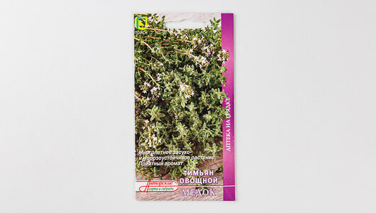 Семена тимьян Овощной медок ТМ Поиск
