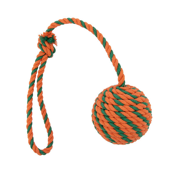 Игрушка для собак Мяч Броник средний с ручкой