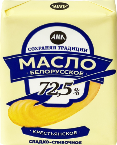 

Масло сливочное СОХРАНЯЯ ТРАДИЦИИ 72,5%, без змж, 180г