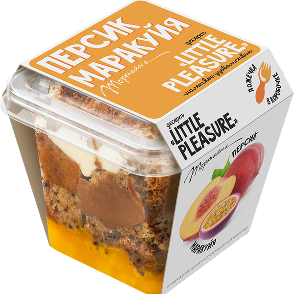 Рулет бисквитный ТОРТЬЯНА Новый вкус Йогуртовый персик-маракуйя