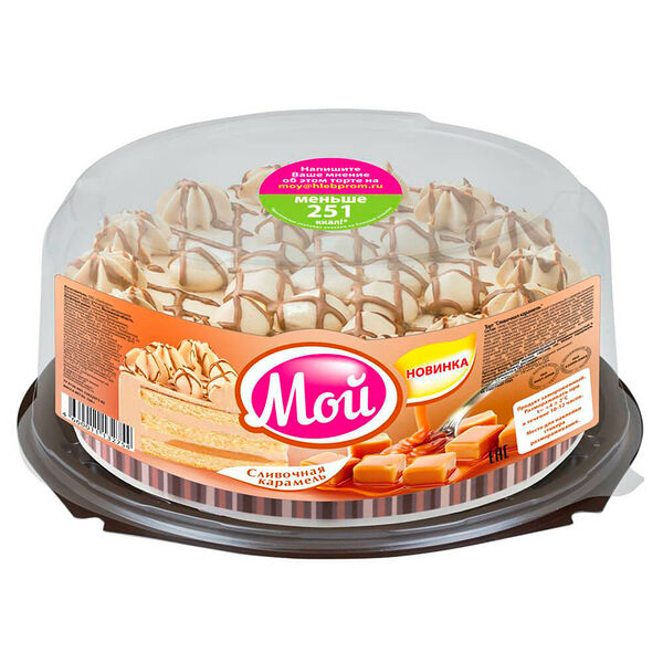 Торт сливочная карамель 650 г мирель