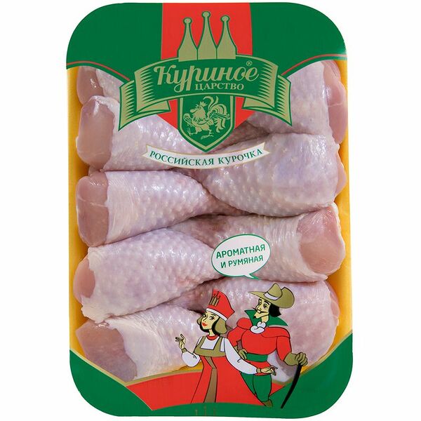 Голень цыпленка-бройлера Куриное Царство с кожей охлажденная, вес