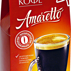 Кофе молотый ЛЕНТА Amaretto натуральный жареный