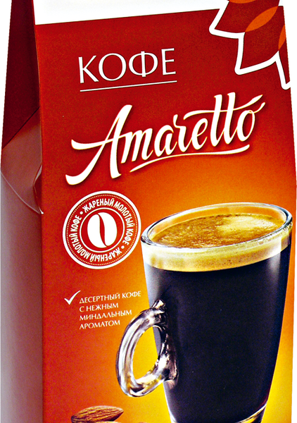 Кофе молотый ЛЕНТА Amaretto натуральный жареный