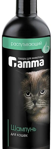 Шампунь для кошек Gamma для длинношерстных и пушистых 250мл