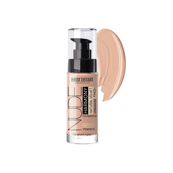 Тональный крем для лица Belor Design Nude Harmony тон 204 Natural 