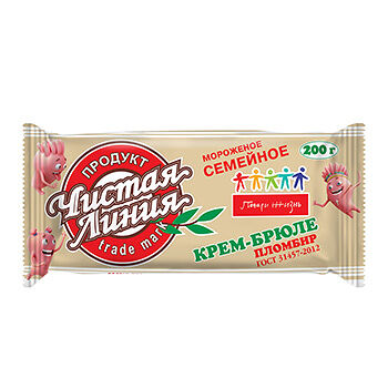 Мороженое пломбир Чистая Линия Шоколадный