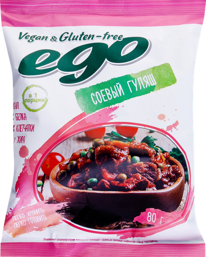 

Соевый гуляш Ego 80 г